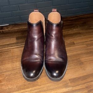 Dark brown DKNY Chelsea boots